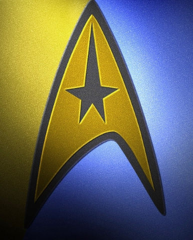 The logo of Star Trek (2009).